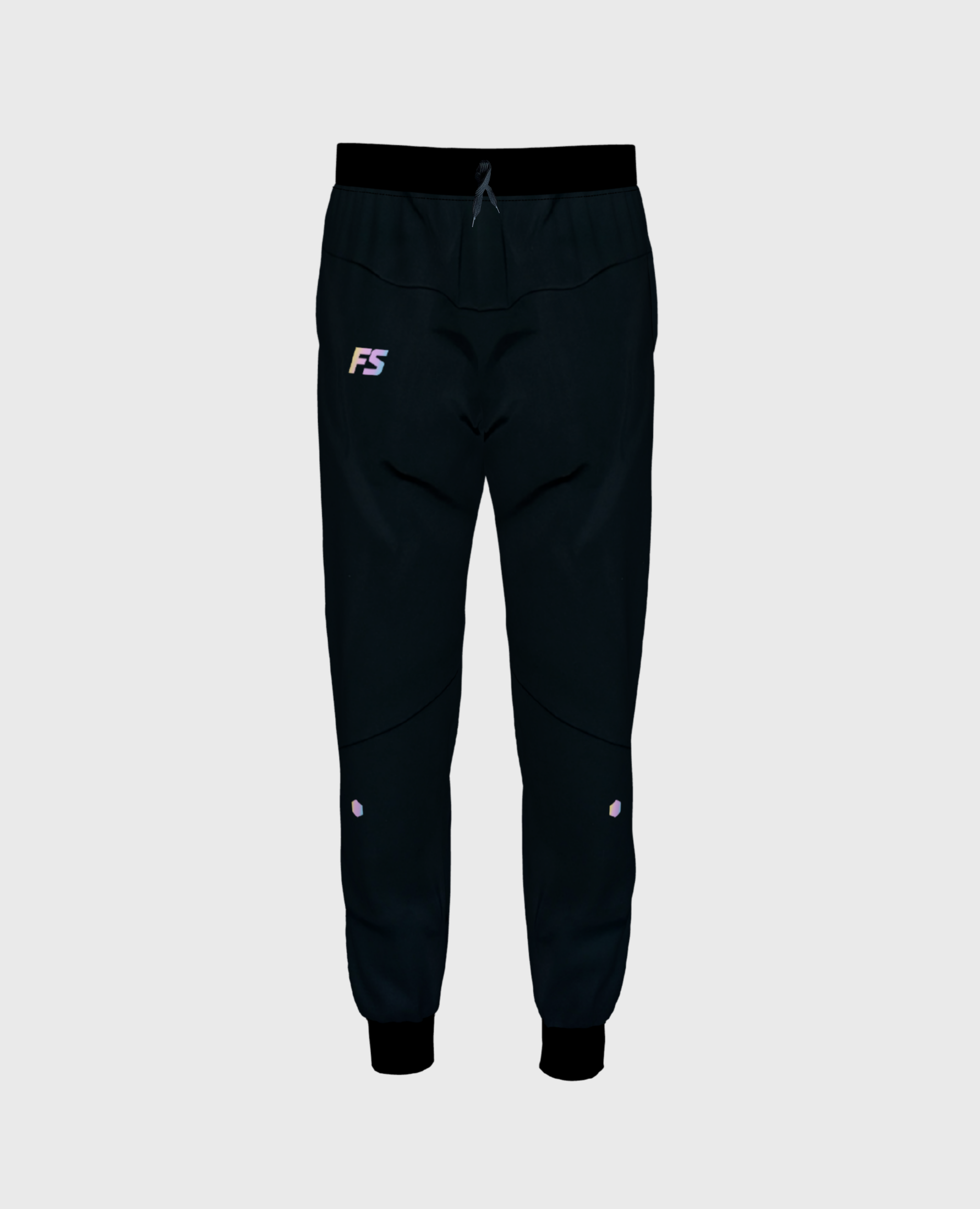 NEW FLUORENSCENT LONG PANTS SET - BLACK